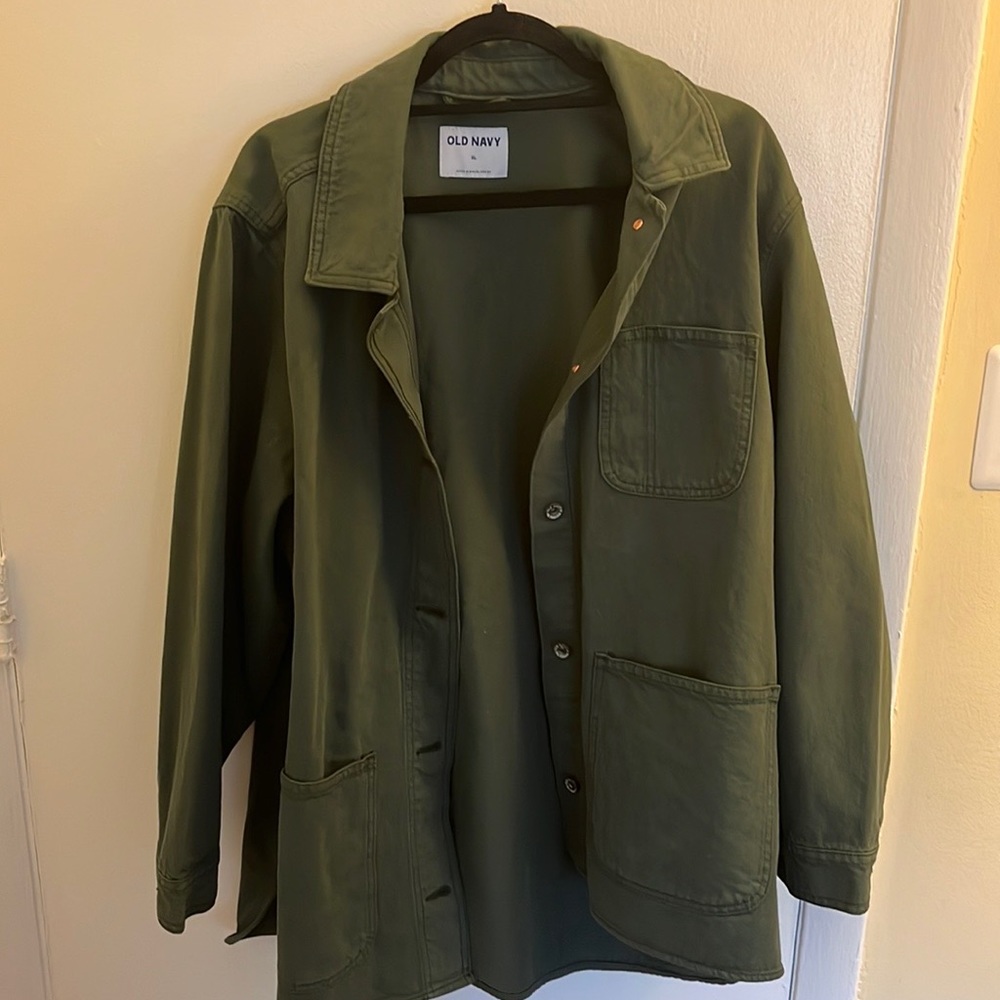 Old Navy workwear shacket NWT